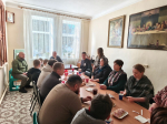 Члены «Русской общины» помолилась о Родине и защитниках в Иоанно-Крестительском храме