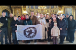 Члены «Русской общины» помолилась о Родине и защитниках в Иоанно-Крестительском храме