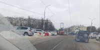Фотофакт: сегодня в Орле трамвай сошел с рельс - Орловский Вестник