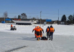 Орловское УМЧС опробовало в деле плавающий транспортёр