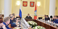 Митрополит Орловский и Болховский Тихон принял участие в Координационном совещании по обеспечению правопорядка в Орловской области, которое провел губернатор региона Андрей Клычков, 12 марта 2026 года, г.Орел - Орловская и Ливенская епархия