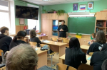 Председатель миссионерского отдела иерей Сергий Шомин встретился со студентами Орловского техникума сферы услуг