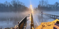 Под Орлом движение по мосту в Гати перекрыли из-за подтопления - Орловский Вестник