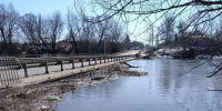 Мост в деревне Гать под Орлом освободился от воды - Орловский Вестник