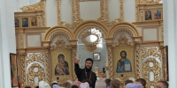 Настоятель Покровского храма провел экскурсию для школьников - Орловская и Ливенская епархия