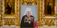 Орловская епархия прощается с митрополитом Антонием (Черемисовым) в Богоявленском соборе Орла. 24 апреля 2026 года - Орловская и Ливенская епархия
