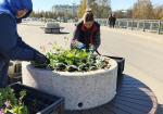 В Орле Ленинский мост «расцвел»