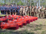 В Орловской области перезахоронили останки красноармейцев