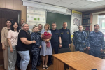 Ветерана уголовно-исполнительной системы Орловской области поздравили с юбилеем