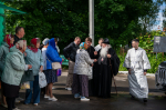 В канун Троицкой родительской субботы митрополит Орловский и Болховский Тихон совершил заупокойное богослужение в Иоанно-Крестительском храме города Орла, 29 мая 2026 года.