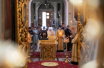В день памяти святого великомученика Феодора Стратилата, Небесного покровителя сотрудников Федеральной службы судебных приставов, митрополит Орловский и Болховский Тихон возглавил торжественный молебен в Ахтырском кафедральном соборе города Орла, 21 июня 2026 года.