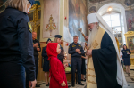 В день памяти святого великомученика Феодора Стратилата, Небесного покровителя сотрудников Федеральной службы судебных приставов, митрополит Орловский и Болховский Тихон возглавил торжественный молебен в Ахтырском кафедральном соборе города Орла, 21 июня 2026 года.
