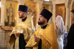 В канун Недели 5-й по Пятидесятнице, митрополит Орловский и Болховский Тихон совершил всенощное бдение в храме Казанской иконы Божией Матери города Орла. 4 июля 2026 года.