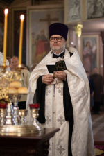 В канун Рождества честно́го славного Пророка, Предтечи и Крестителя Господня Иоанна, митрополит Орловский и Болховский Тихон совершил всенощное бдение в Иоанно-Крестительском храме города Орла. 06 июля 2026 г.