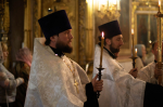 В канун Рождества честно́го славного Пророка, Предтечи и Крестителя Господня Иоанна, митрополит Орловский и Болховский Тихон совершил всенощное бдение в Иоанно-Крестительском храме города Орла. 06 июля 2026 г.