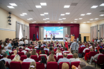 Митрополит Орловский и Болховский Тихон принял участие в торжественном вручении красных дипломов выпускникам Орловского государственного университета имени И. С. Тургенева. 15 июля 2026 г.