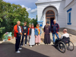 Миссионерский центр при Свято-Троицком храме города Мценска встретил семейную группу паломников из Курска и Железногорска. 29 августа 2026 года, г. Мценск
