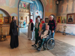 Миссионерский центр при Свято-Троицком храме города Мценска встретил семейную группу паломников из Курска и Железногорска. 29 августа 2026 года, г. Мценск