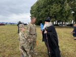 Митрополит Орловский и Болховский Тихон принял участие в IV Всероссийском военно-патриотическом фестивале «Сабуровская крепость», 5 сентября 2026 года, село Сабурово, Орловский муниципальный округ.