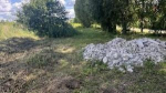 На сельхозземлях в Орловском районе складировали строительный мусор