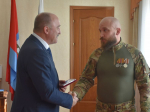 Командир расчета БПЛА с позывным «Сом» получил медаль