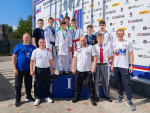 Россыпь медалей орловских каратистов