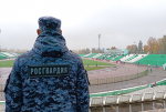Росгвардейцы обеспечили общественный порядок на футбольном матче первенства России в Орле
