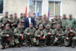 Митрополит Орловский и Болховский Тихон благословил добровольцев подразделения «БАРС-Орёл», выполняющего задачи по охране воздушного пространства Орловской области. 16 октября 2026 года, г.Орел